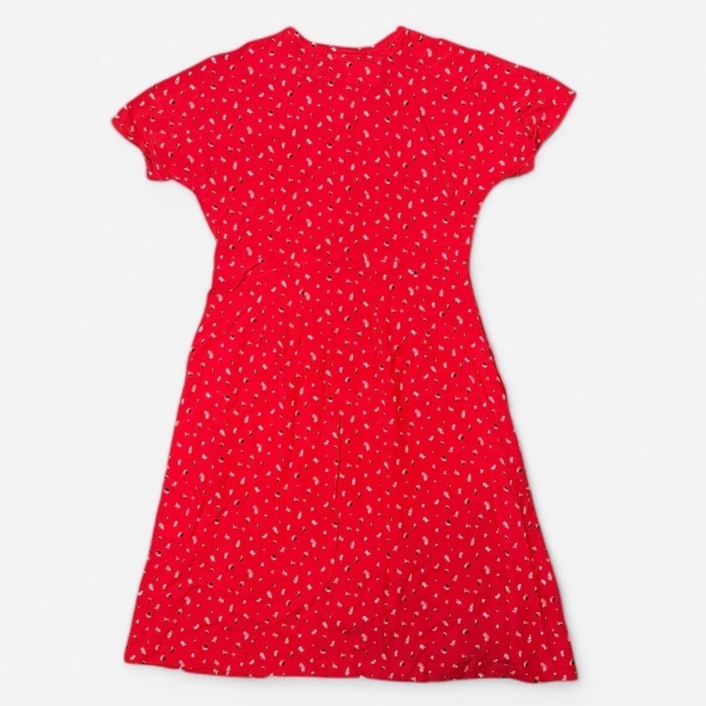 J Jill Cherry Red Rayon Dress Size XS - Picture 2 of 5
